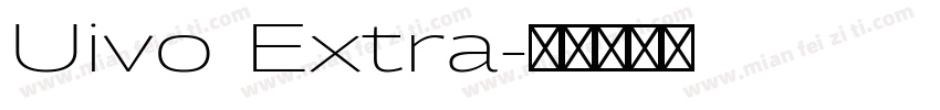 Uivo Extra字体转换
